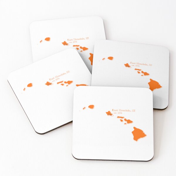 Item preview, East Honolulu, HI [Orange] designed and sold by PhilbonianDezin.