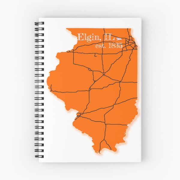 Item preview, Elgin, IL [Orange] designed and sold by PhilbonianDezin.