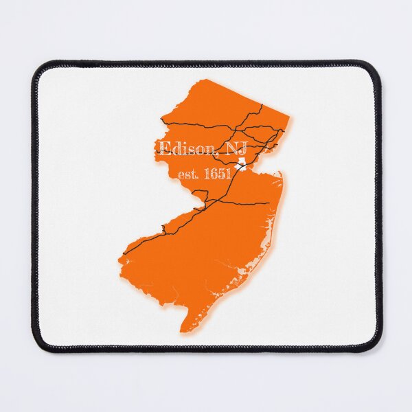 Item preview, Edison, NJ [Orange] designed and sold by PhilbonianDezin.