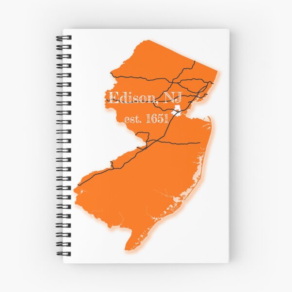 Item preview, Edison, NJ [Orange] designed and sold by PhilbonianDezin.