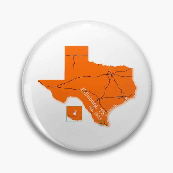 Item preview, Edinburg, TX [Orange] designed and sold by PhilbonianDezin.