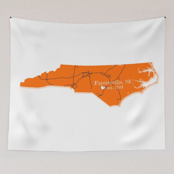 Item preview, Fayetteville, NC [Orange] designed and sold by PhilbonianDezin.