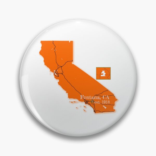 Artikelvorschau, Fontana, CA [Orange] entworfen und verkauft von PhilbonianDezin.