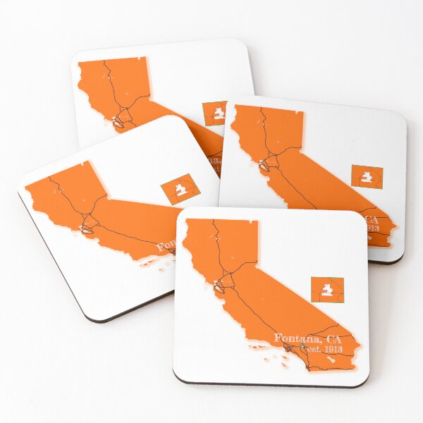 Artikelvorschau, Fontana, CA [Orange] entworfen und verkauft von PhilbonianDezin.