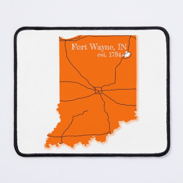 Item preview, Fort Wayne, IN [Orange] designed and sold by PhilbonianDezin.