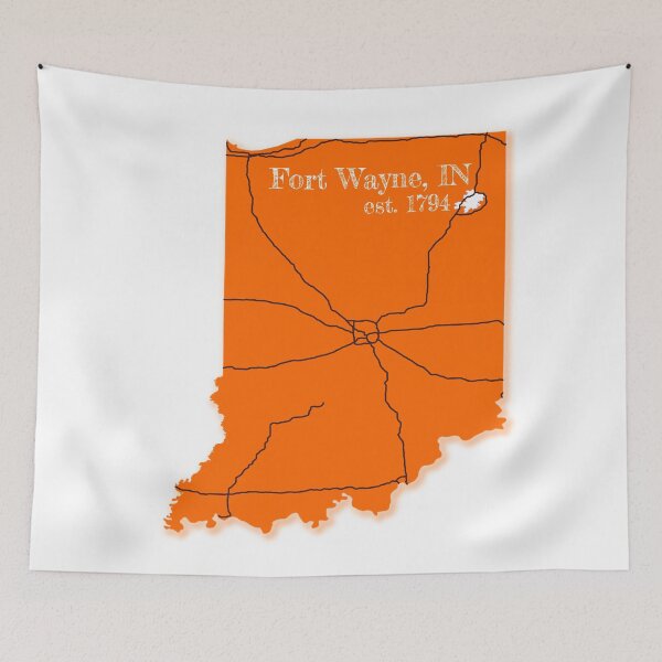 Item preview, Fort Wayne, IN [Orange] designed and sold by PhilbonianDezin.