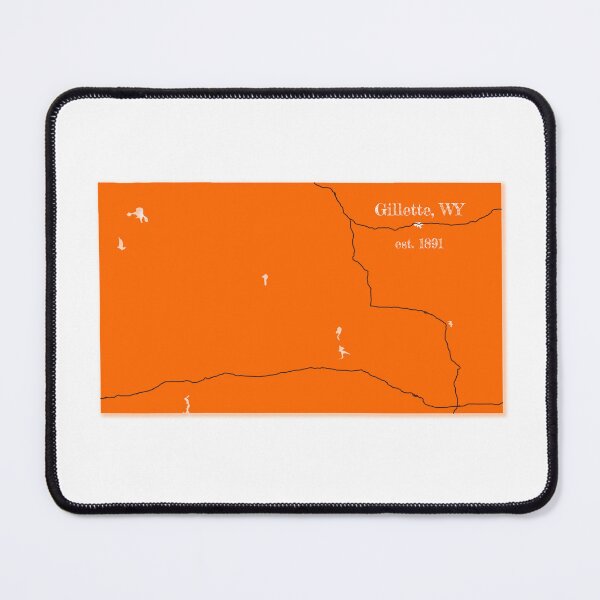 Item preview, Gillette, WY [Orange] designed and sold by PhilbonianDezin.