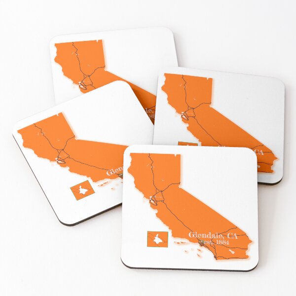 Item preview, Glendale, CA [Orange] designed and sold by PhilbonianDezin.