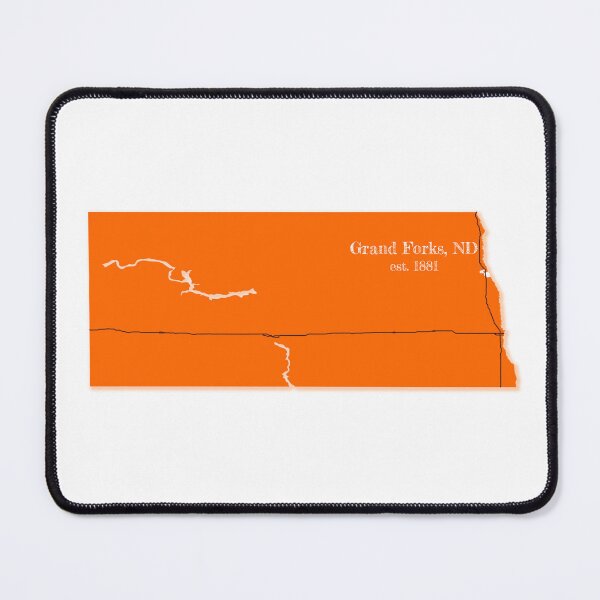 Item preview, Grand Forks, ND [Orange] designed and sold by PhilbonianDezin.
