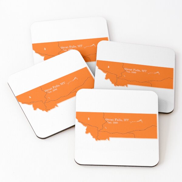 Item preview, Great Falls, MT [Orange] designed and sold by PhilbonianDezin.