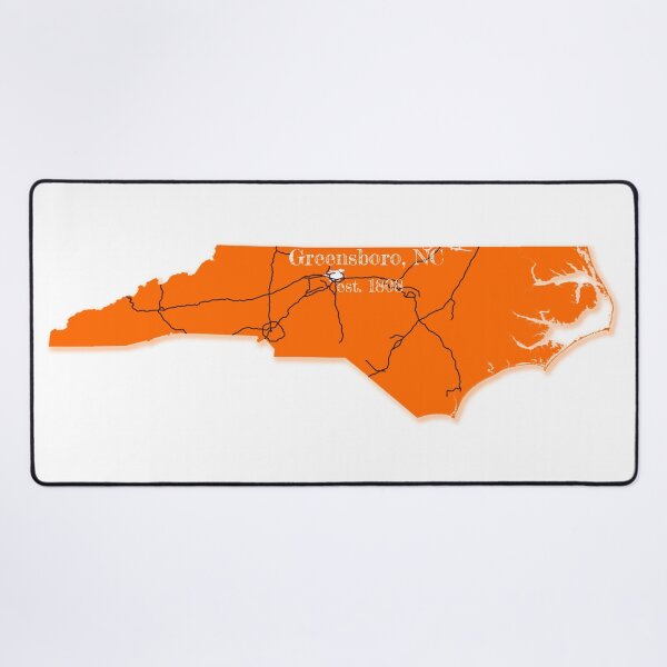 Item preview, Greensboro, NC [Orange] designed and sold by PhilbonianDezin.