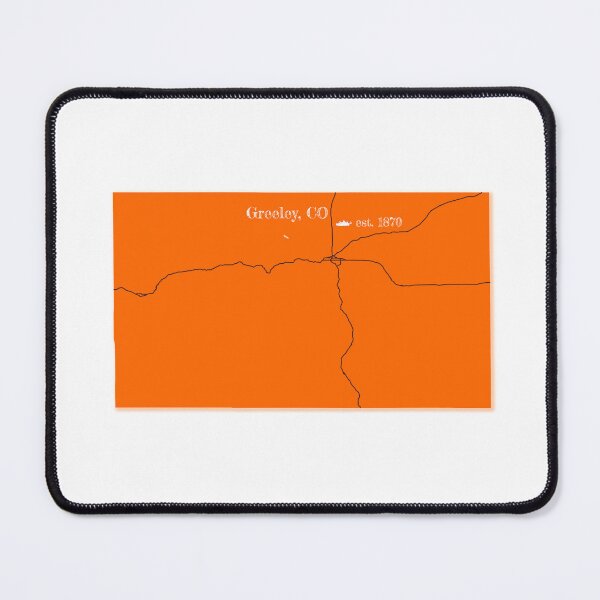 Item preview, Greeley, CO [Orange] designed and sold by PhilbonianDezin.