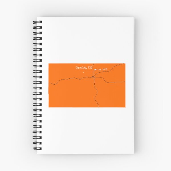 Item preview, Greeley, CO [Orange] designed and sold by PhilbonianDezin.
