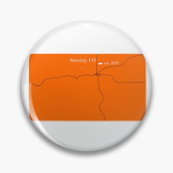 Item preview, Greeley, CO [Orange] designed and sold by PhilbonianDezin.