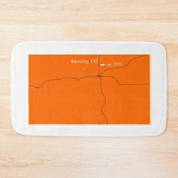 Item preview, Greeley, CO [Orange] designed and sold by PhilbonianDezin.