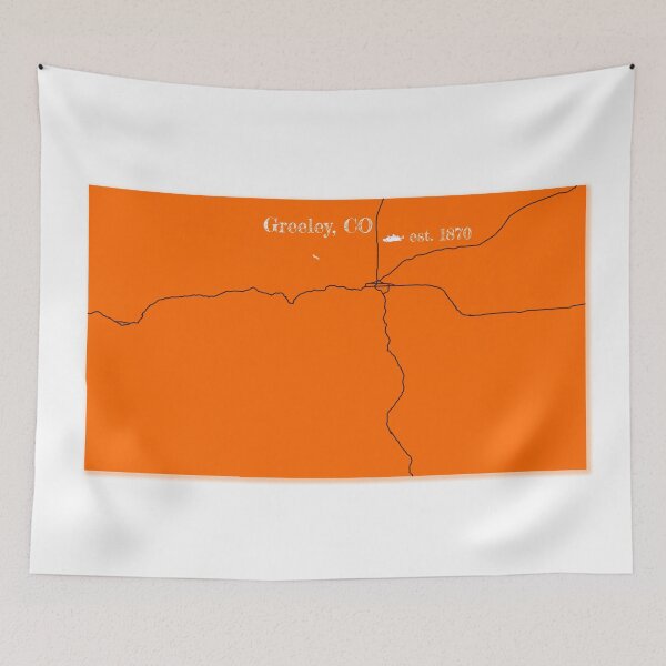 Item preview, Greeley, CO [Orange] designed and sold by PhilbonianDezin.