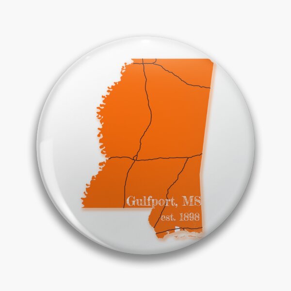 Artikelvorschau, Gulfport, MS [Orange] entworfen und verkauft von PhilbonianDezin.