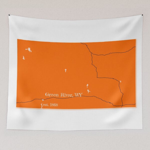 Item preview, Green River, WY [Orange] designed and sold by PhilbonianDezin.