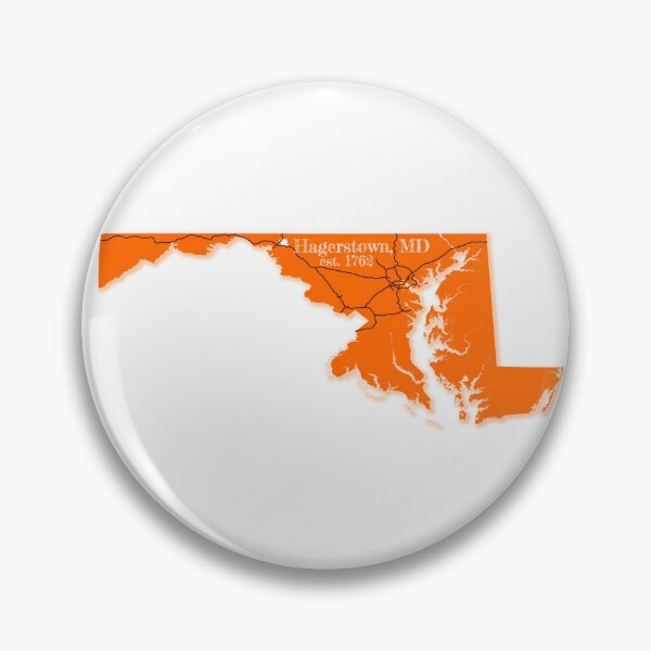Item preview, Hagerstown, MD [Orange] designed and sold by PhilbonianDezin.
