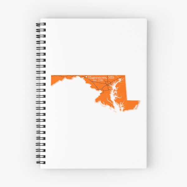 Item preview, Hagerstown, MD [Orange] designed and sold by PhilbonianDezin.