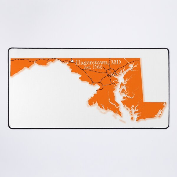 Item preview, Hagerstown, MD [Orange] designed and sold by PhilbonianDezin.