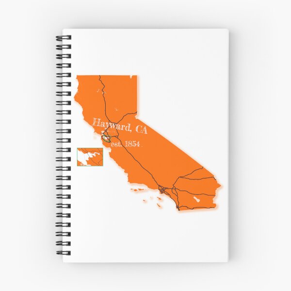 Item preview, Hayward, CA [Orange] designed and sold by PhilbonianDezin.