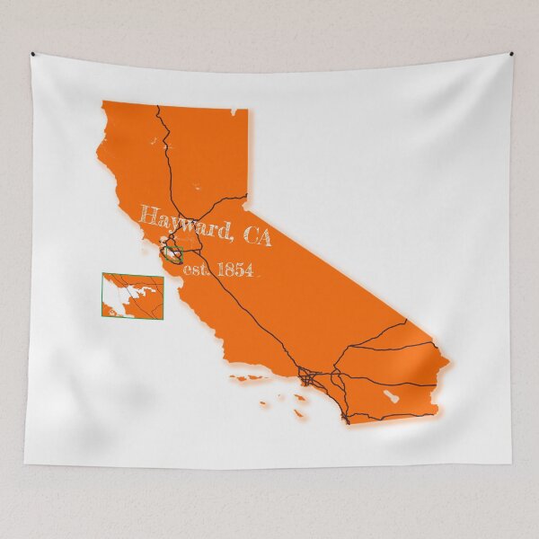Item preview, Hayward, CA [Orange] designed and sold by PhilbonianDezin.