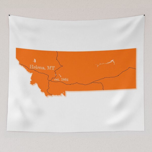 Item preview, Helena, MT [Orange] designed and sold by PhilbonianDezin.