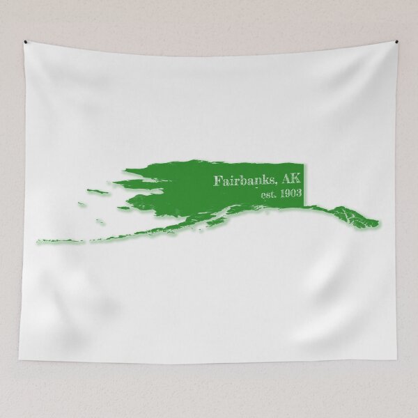 Item preview, Fairbanks, AK [Green] designed and sold by PhilbonianDezin.