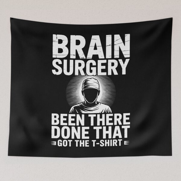 Item preview, Brain Surgery Funny Recovery Survivor designed and sold by CookWorldLaughs.