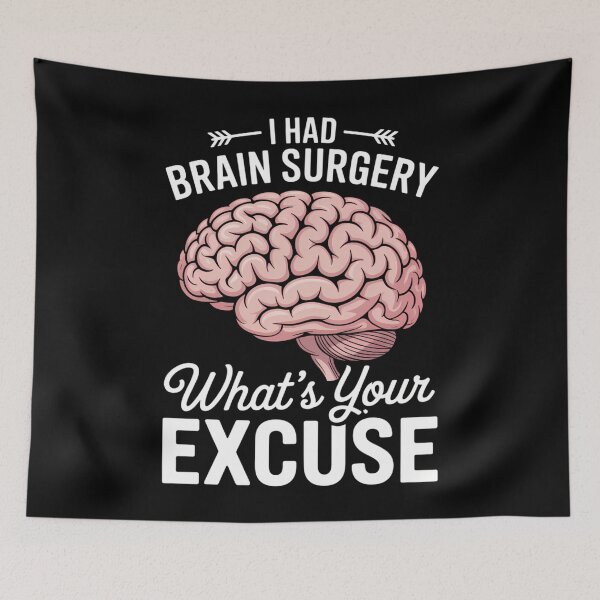 Item preview, Brain Surgery Tumor Survivor Cancer Awareness Recovery designed and sold by CookWorldLaughs.