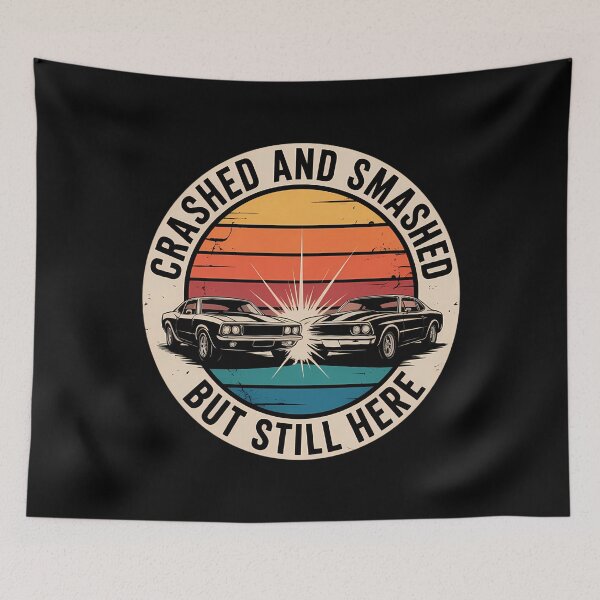 Item preview, Car Accident Survivor Funny Injury Recovery designed and sold by CookWorldLaughs.