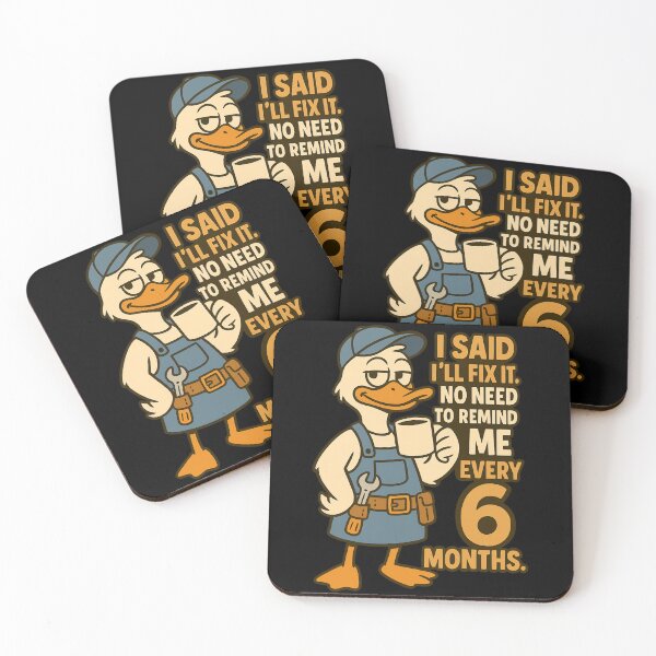 Item preview, Funny Repairman Duck – I Said I’ll Fix It No Need to Remind Me designed and sold by TeeTimeTreasure.