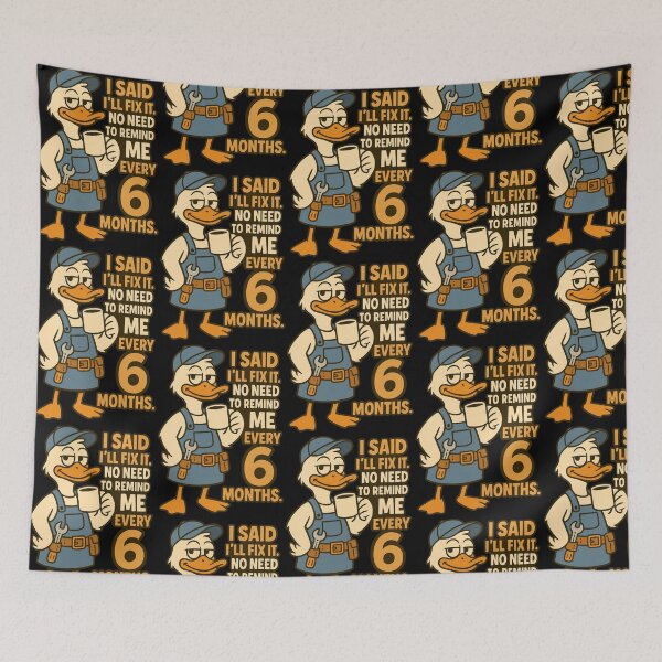 Item preview, Funny Repairman Duck – I Said I’ll Fix It No Need to Remind Me designed and sold by TeeTimeTreasure.