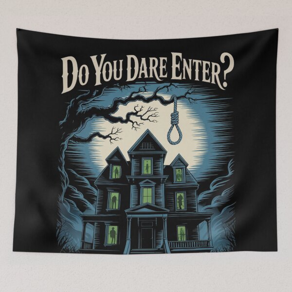 Item preview, Halloween Inspired creepy house designed and sold by Nordic Echo.