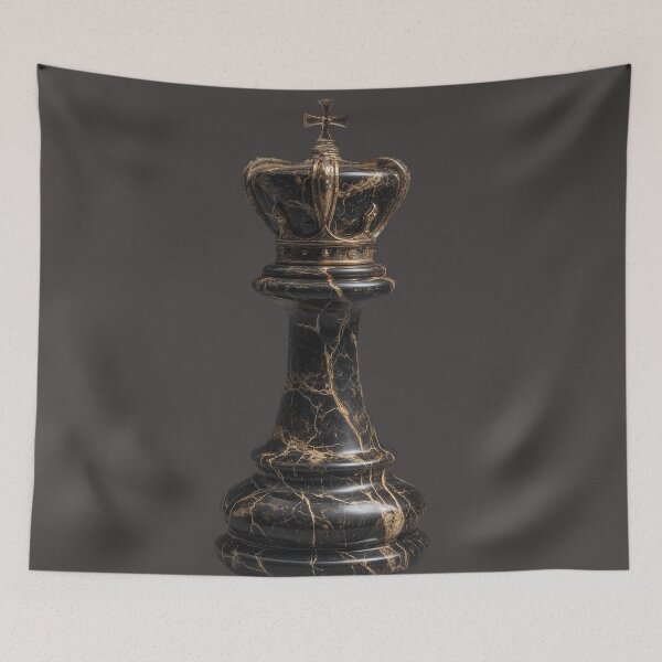 Item preview, Obsidian King, Veins of Gold designed and sold by ArgentoArt.