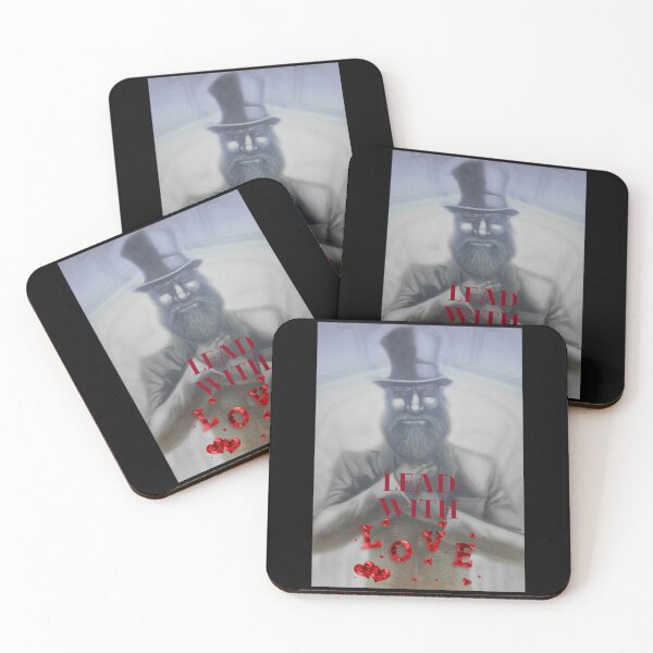 Item preview, Real leaders lead with love and a top hat  designed and sold by zemelshkas.
