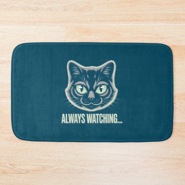 Item preview, Always Watching Black Cat Green Eyes designed and sold by RaymondGnLTees.