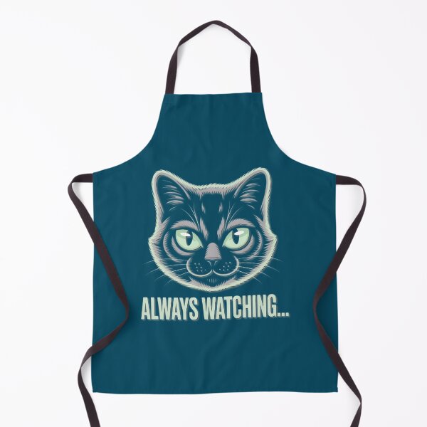 Item preview, Always Watching Black Cat Green Eyes designed and sold by RaymondGnLTees.