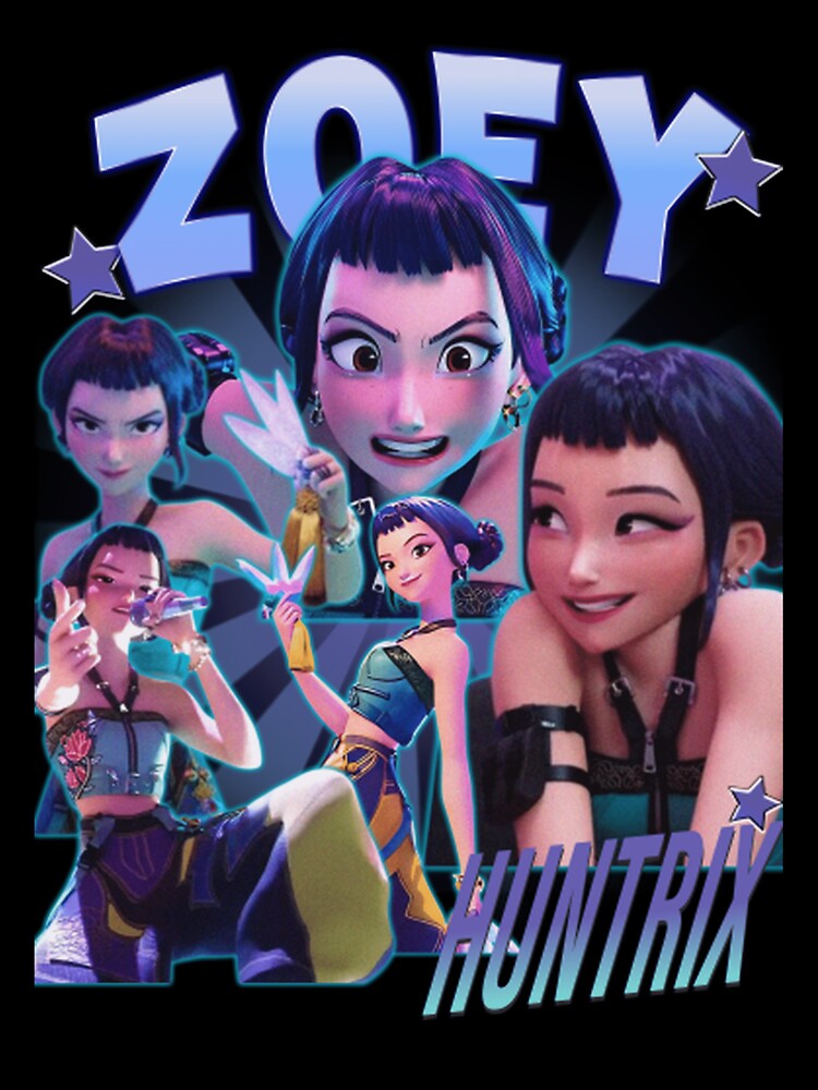 KPop Demon Hunters Kapuzenjacke - Offizielles Merchandise Mit Billboard Print