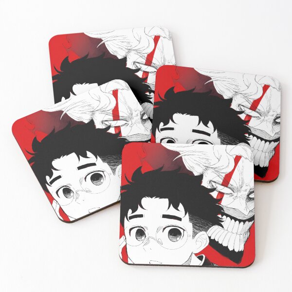 Item preview, Okarun Menacing Duo Dandadan Anime Intense Split Horror designed and sold by Drissorartisa.