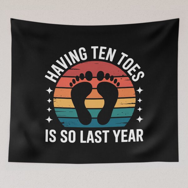 Item preview, Funny Toe Amputee Sarcasm Humor Amputated Toe Survivor designed and sold by CookWorldLaughs.