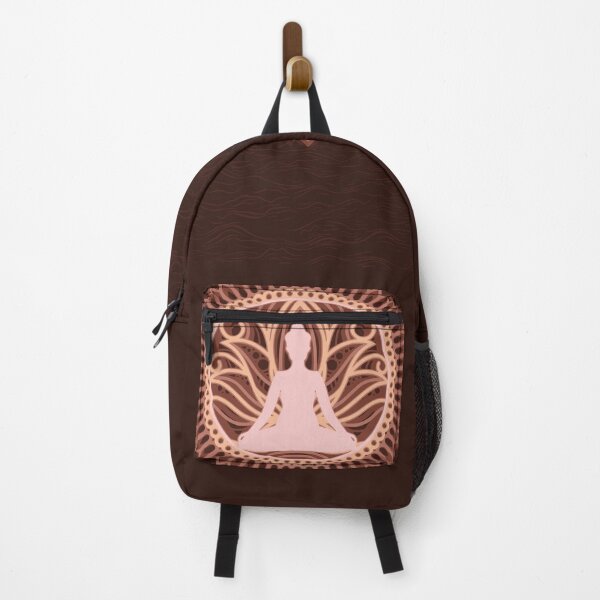 Item preview, Pink Burgundy Buddha Lotus Flower Mandala  designed and sold by TackyTime.