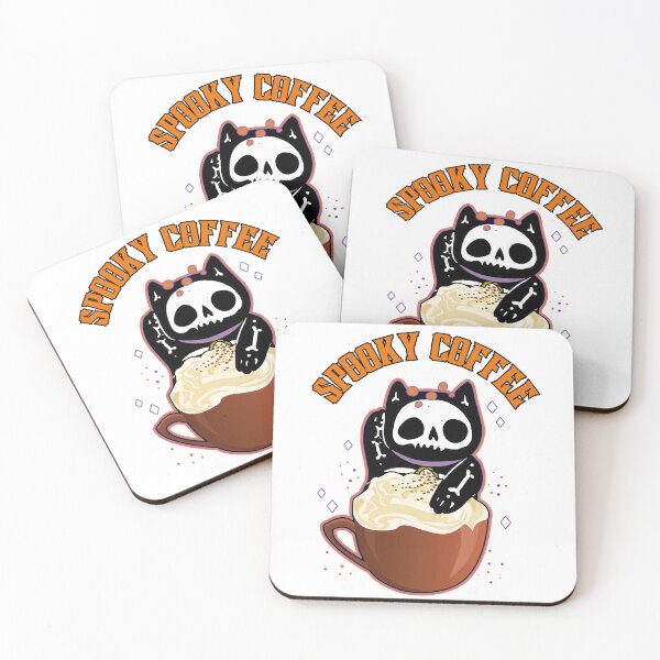 Item preview, Halloween Spooky Coffee Black Cat designed and sold by ProWittyDesigns.