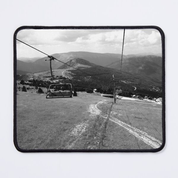 Item preview, Scene from Frontignano di Ussita with funicular, wires, slope, buildings designed and sold by Kristina Drozd.