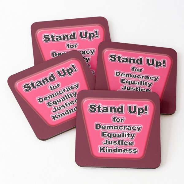 Item preview, Stand up for democracy, equality, justice, kindness designed and sold by mntimg.