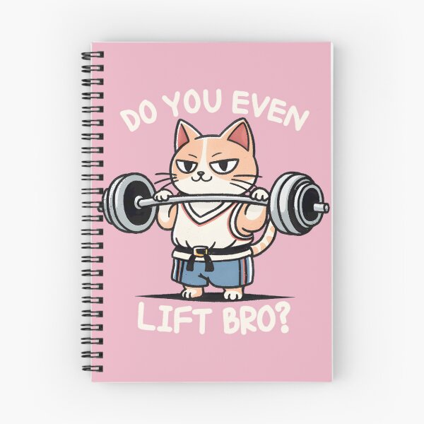 Item preview, Weight lifting kitty  designed and sold by ComptonziArt.