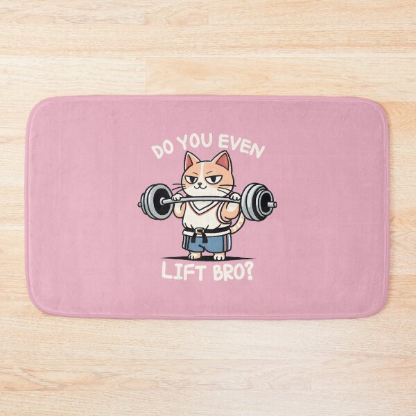 Item preview, Weight lifting kitty  designed and sold by ComptonziArt.