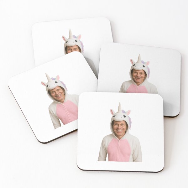 Item preview, Unicorn willem dafoe Happy birthday christmas gift funny prank meme designed and sold by CheeseBlueprint.