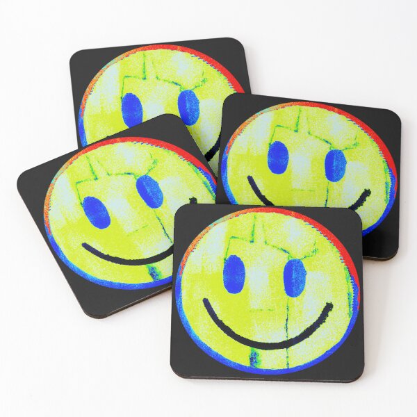 Item preview, Retro Glitch Smiley – Abstract Pop Art Vibes designed and sold by The Art by Rossouw.
